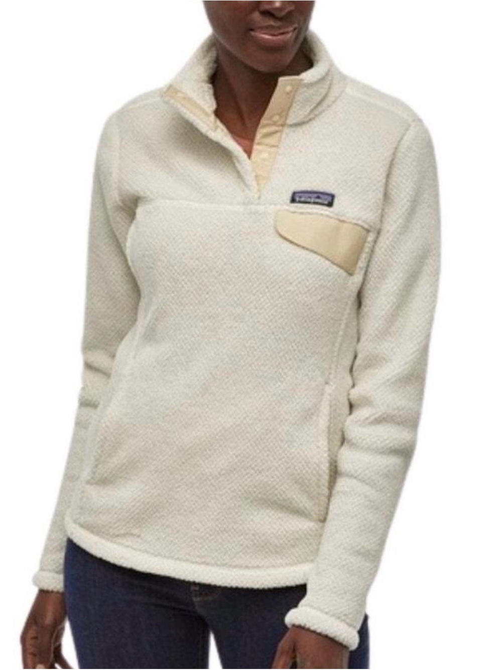 Patagonia Cream Re-Tool Snap-T Pullover